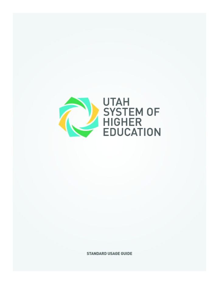 Utah System of Higher Education. Standard Usage Guide