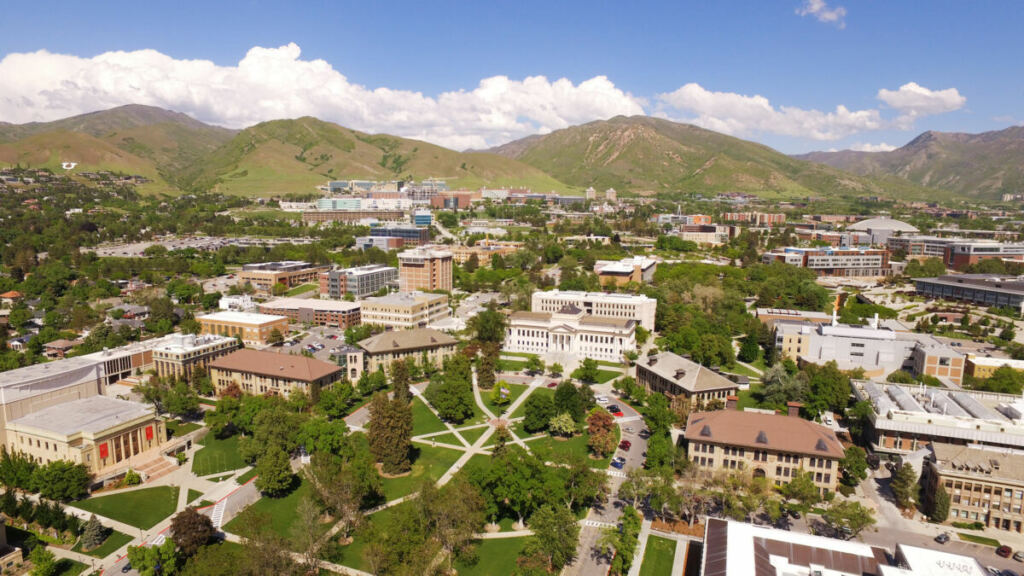 U of U campus aerial shot