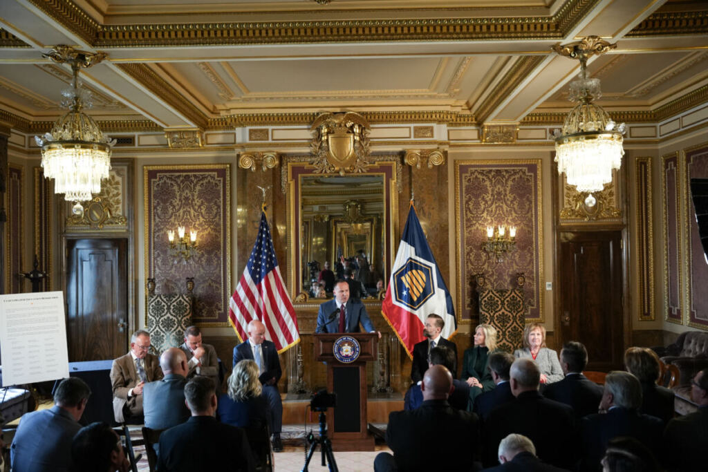 Attendees at the Signing