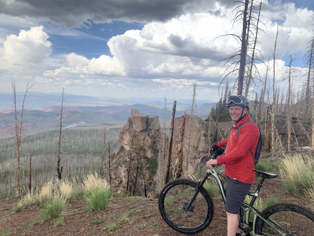 Jon Anderson mountain biking
